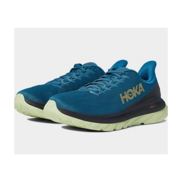 Hoka One One Mach 4 Blue Coral Running Shoes Sneakers 14 - Picture 2 of 5